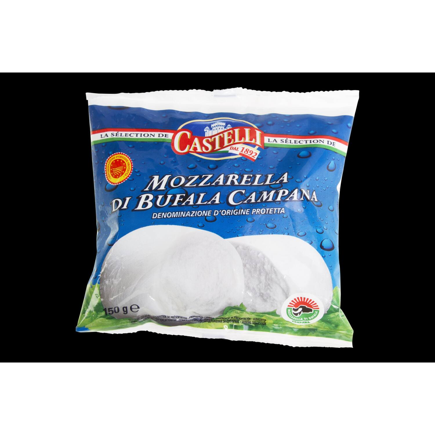 BUFFELMOZZARELLA ZAKJE  125gr
